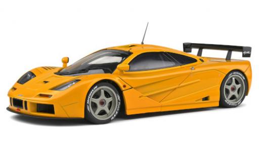 McLaren F1 1/18 Solido GTR orange 1995 modellino in miniatura