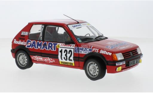 Peugeot 205 1/18 Solido GTI 1.6 No.132 Rallye WM Rallye Monte Carlo 1986 1:18 modellino in miniatura