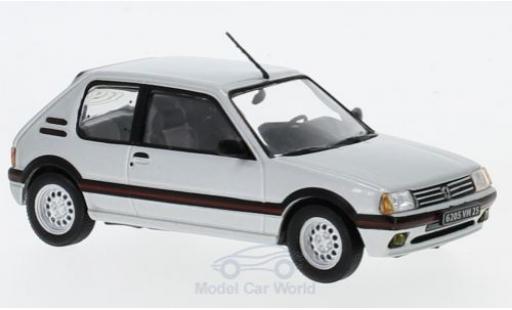Peugeot 205 GTI 1/43 Solido GTi 16 grigio modellino in miniatura