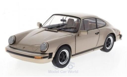 Porsche 930 1/18 Solido 911 () 3.2 Carrera metallico beige 1977 modellino in miniatura