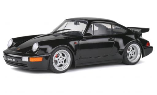 Porsche 964 Turbo 1/18 Solido 911 () Turbo 3.6 nero 1990 modellino in miniatura