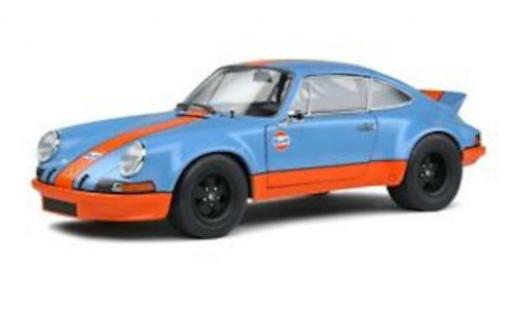 Porsche 911 1/18 Solido RSR blu/orange Gulf 1973 modellino in miniatura