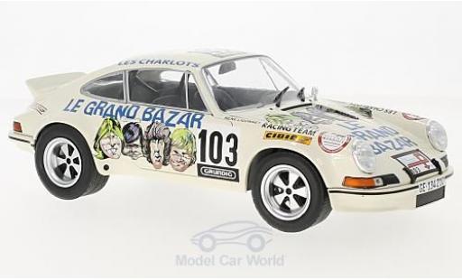Porsche 911 SC 1/18 Solido RSR No.103 Le Grand Bazar Tour de France Auto 1973 H.Bayard/R.Ligonnet modellino in miniatura