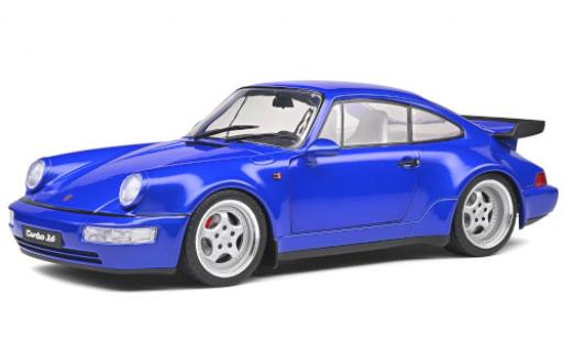 Porsche 964 Turbo 1/18 Solido 911 Turbo () metallico blu 1990 modellino in miniatura