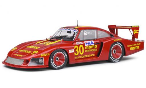 Porsche 935 1981 1/18 Solido Moby Dick RHD No.30 Joest Momo DRM Norisring 1981 y compris les Decals G.Moretti modellino in miniatura