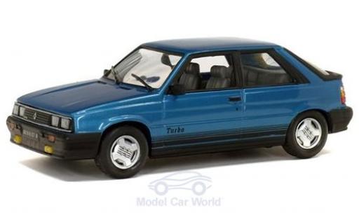 Renault 11 1/43 Solido Turbo metallico blu 1985 modellino in miniatura