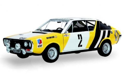 Renault 17 1/18 Solido Gordini No.2 elf Team Rallye Polen 1976 modellino in miniatura