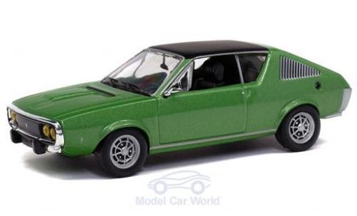 Renault 17 1/43 Solido metallico verde 1974 modellino in miniatura