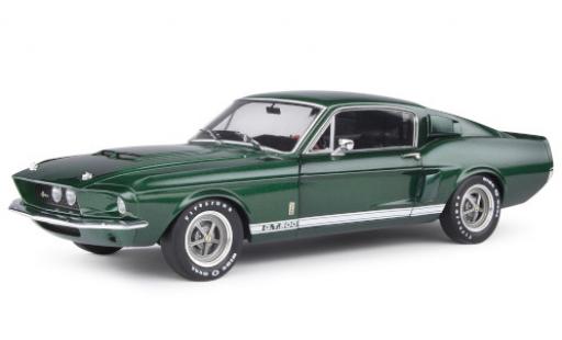 Shelby GT 1/18 Solido 500 metallico verde/Dekor 1967 Basis: Ford Mustang Fastback modellino in miniatura