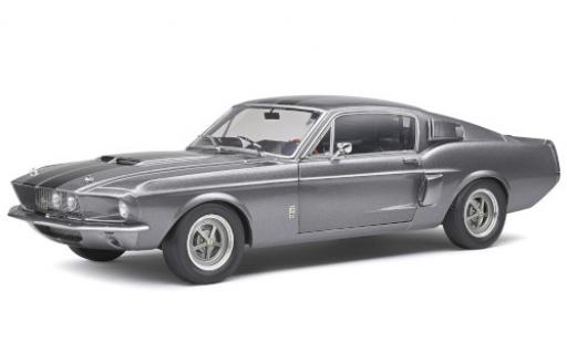 Shelby Mustang 1/18 Solido GT500 metallico grigio/nero 1969 modellino in miniatura