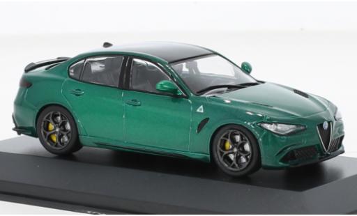 Alfa Romeo Giulia 1/43 Solido Quadrifoglio metallise verde 2020 modellino in miniatura