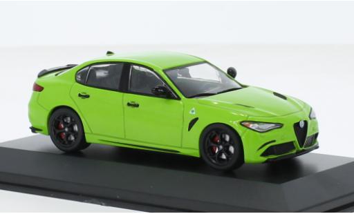 Alfa Romeo Giulia 1/43 Solido Quadrifoglio metallise la chaux modellino in miniatura