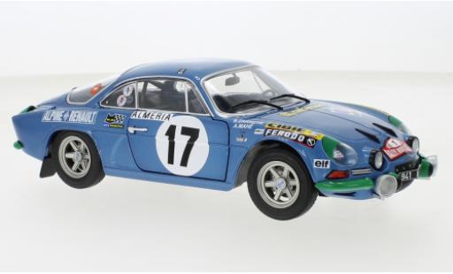 Alpine A110 1/18 Solido Renault 1600S No.17 Rallye Monte Carlo 1972 modellino in miniatura