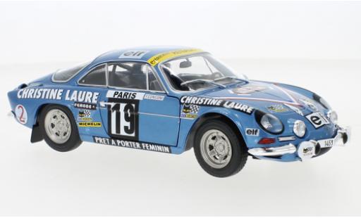 Alpine A110 1/18 Solido Renault No.19 Rallye WM Rallye Monte Carlo 1976 modellino in miniatura