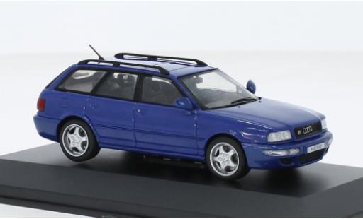 Audi RS2 1/43 Solido Avant blu 1995 modellino in miniatura