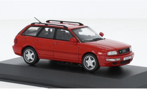 Audi RS2 1/43 Solido Avant rosso 1995 modellino in miniatura