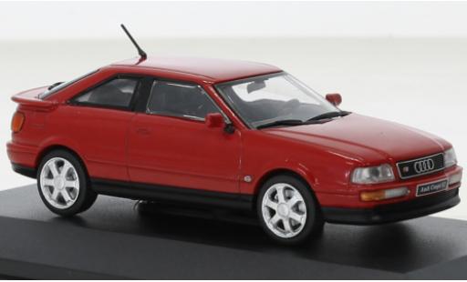 Audi S2 1/43 Solido Coupe rosso 1993 modellino in miniatura