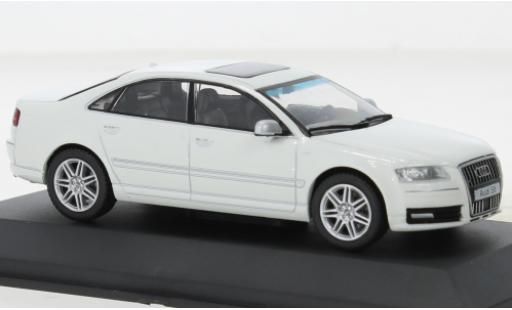 Audi S8 1/43 Solido (D3) bianco 2010 modellino in miniatura