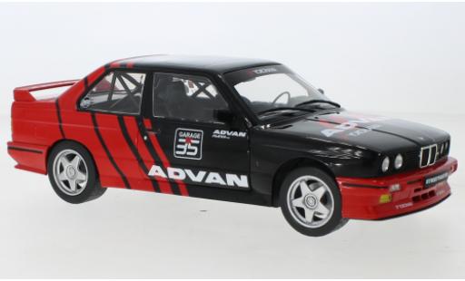 Bmw M3 1/18 Solido (E30) nero Advan Drift Team 1990 modellino in miniatura
