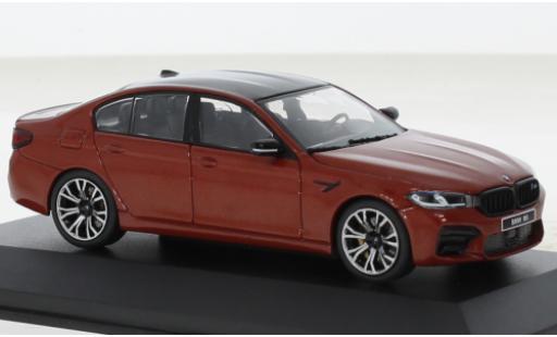 Bmw M5 1/43 Solido (F90) Competition metallise rosso foncé 2020 modellino in miniatura