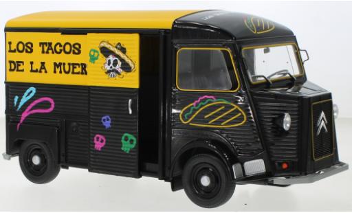 Citroen HY 1/18 Solido Food Truck Los Tacos De La Muerte 1969 modellino in miniatura