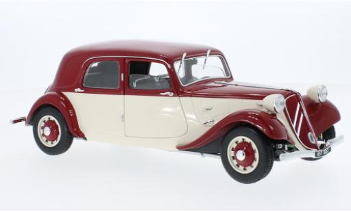 Citroen Traction 1/18 Solido 7 rosso/beige 1937 modellino in miniatura