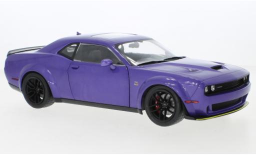 Dodge Challenger 1/18 Solido R/T Scat Pack Widebody metallise porpora 2020 modellino in miniatura