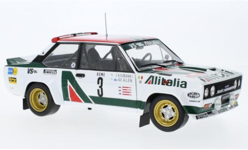 Fiat 131 1/18 Solido Abarth No.3 Alitalia Rallye WM Rallye Monte Carlo 1979 modellino in miniatura