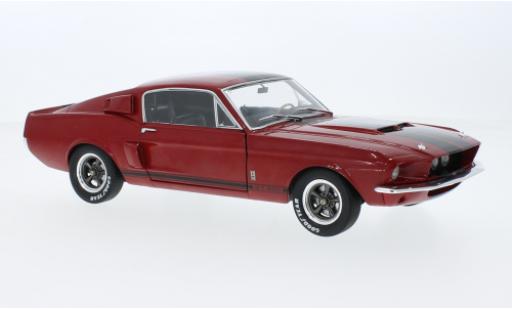 Shelby GT 500 1/18 Solido Ford Mustang metallise rosso foncé/nero 1967 modellino in miniatura