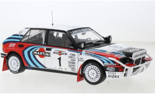 Lancia Delta 1/18 Solido HF Integrale No.1 Martini Martini Rallye WM Safari Rallye 1991 modellino in miniatura