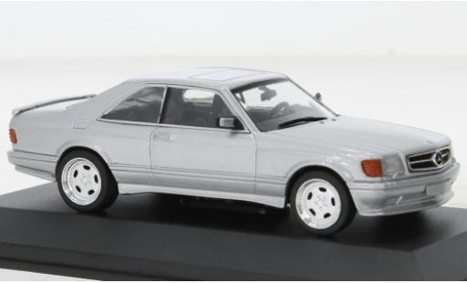 Mercedes 560 1/43 Solido SEC (C126) AMG Wide Body metallise grigio modellino in miniatura