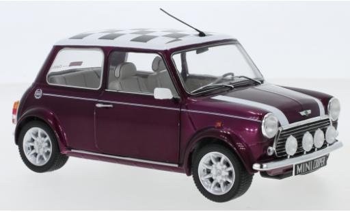 Mini Cooper 1/18 Solido 1.3i Sport Pack metallise lila/Décorer 1997 modellino in miniatura