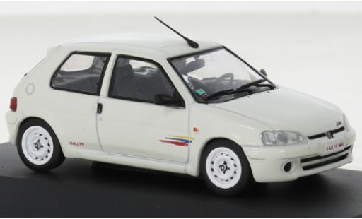 Peugeot 106 1/43 Solido Rally Phase II bianco 1995 modellino in miniatura