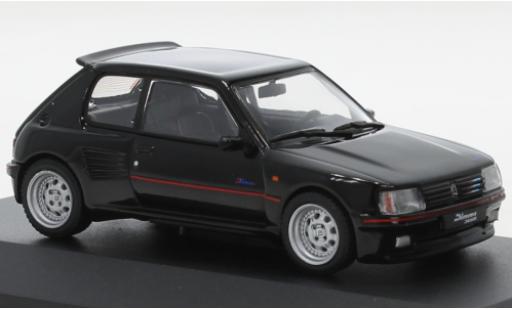 Peugeot 205 1/43 Solido GTI Dimma nero modellino in miniatura