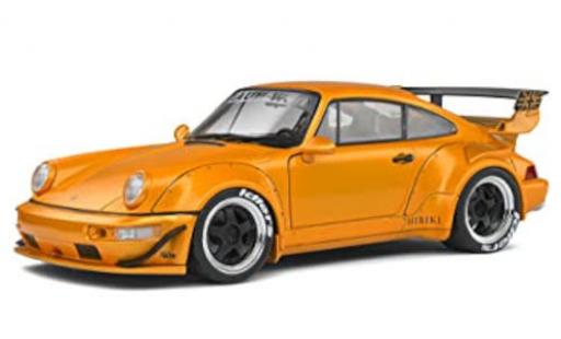 Porsche 991 RWB 1/18 Solido 911 (964) metallise orange HIBIKI 2016 modellino in miniatura