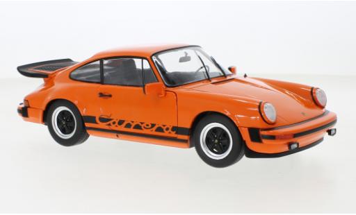 Porsche 930 1/18 Solido 911 Carrera 3.2 orange 1984 modellino in miniatura