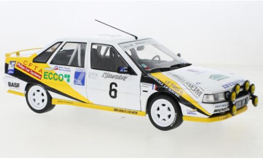 Renault 21 1/18 Solido Turbo No.6 Rallye Charlemagne 1991 modellino in miniatura