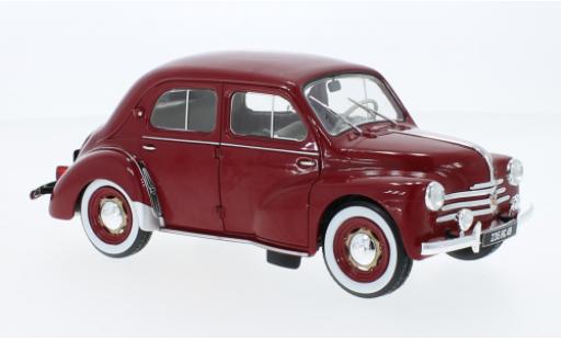 Renault 4CV 1/18 Solido rosso foncé 1956 modellino in miniatura