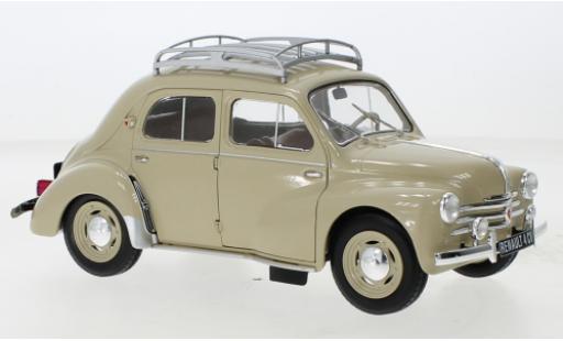 Renault 4CV 1/18 Solido Tourterelle beige 1956 modellino in miniatura