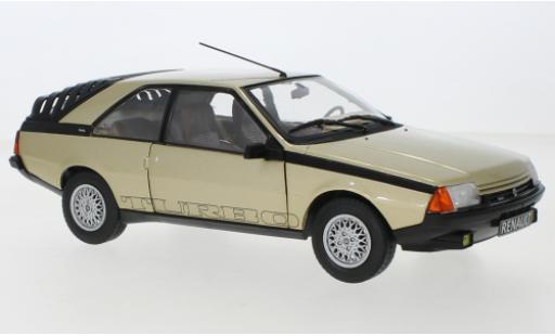 Renault Fuego 1/18 Solido Turbo metallise beige 1980 modellino in miniatura