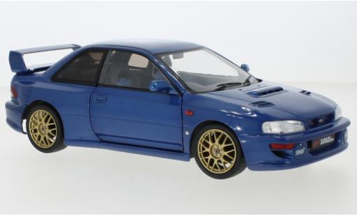 Subaru Impreza 1/18 Solido (22B) STi metallise blu RHD 1998 modellino in miniatura