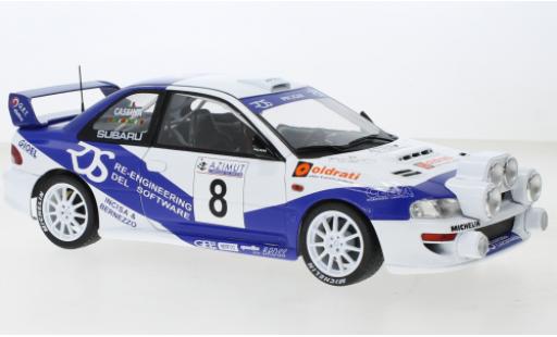 Subaru Impreza 1/18 Solido WRC No.8 Rallye Monza 2000 modellino in miniatura