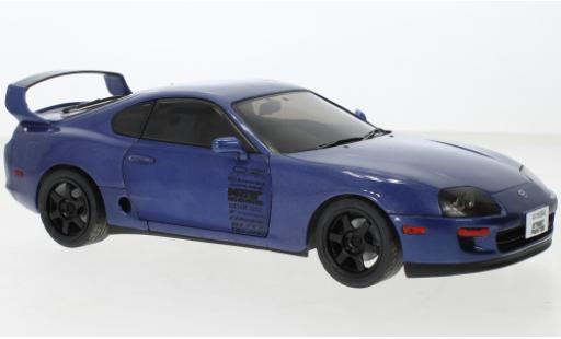 Toyota Supra 1/18 Solido MK4 (A80) metallise blu 1993 modellino in miniatura