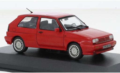 Volkswagen Golf 1/43 Solido II Rally rosso 1990 modellino in miniatura