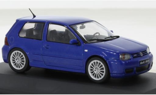 Volkswagen Golf 1/43 Solido IV R32 metallise blu 2003 modellino in miniatura