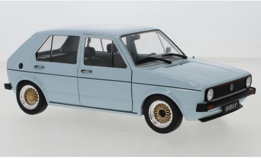 Volkswagen Golf 1/18 Solido I Custom blu modellino in miniatura