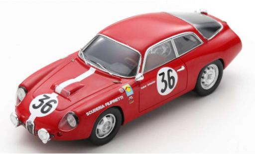 Alfa Romeo Giulietta 1/43 Spark GZ No.36 Scuderia Filipinetti 24h Le Mans 1963 K.Foitek/A.Schäfer modellino in miniatura