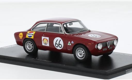 Alfa Romeo GT 1/43 Spark A No.66 Team Hong Kong GP Singapur 1966 1:43 modellino in miniatura