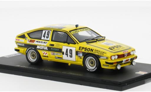 Alfa Romeo GT 1/43 Spark V 6 24h Spa 1984 #49 1:43 modellino in miniatura