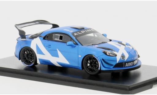 Alpine A110 1/43 Spark GT+ Presentation Rally du Mont Blanc 2024 1:43 modellino in miniatura